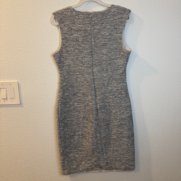 Banana Republic Textured Tweed Sheath Dress Size 4 Office Career Workwear Chic - Picture 7 of 9